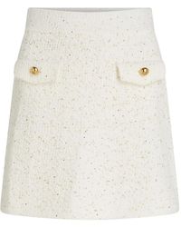 KARL LAGERFELD - Minigonna Bouclé - Lyst