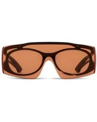McQueen - Logo-Print Sunglasses - Lyst