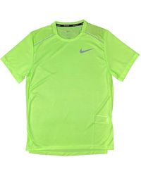 Nike - Dri-Fit Miler Logo-Print T-Shirt - Lyst