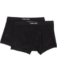 Tom Ford - Set Of 2 Logo-Waistband Cotton Boxer Briefs - Lyst