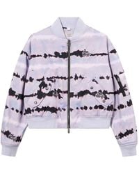 Off-White c/o Virgil Abloh - All-Over Tie-Dye Cropped Bomber - Lyst