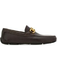 Ferragamo - Gancini Driver Ornament Loafers - Lyst