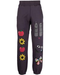 AWAKE NY - Graphic-Print Elasticated Track-Pants - Lyst