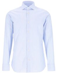 Al Duca d'Aosta - Striped Cotton Shirt - Lyst