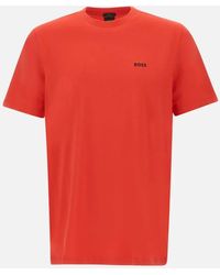 BOSS - Short-Sleeved T-Shirt - Lyst