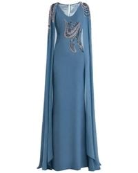 Gemy Maalouf - Beaded Scoop-Neck Maxi Dress - Lyst