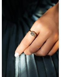 CLARA CHEHAB - Small Elemental Sapphire And Aquamarine Ring - Lyst