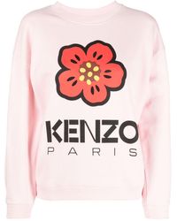 KENZO - Sweatshirt mit Boke Flower-Print - Lyst