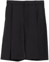 CASABLANCA - Pleated Shorts - Lyst
