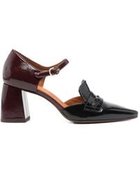 Chie Mihara - 70 Mm Alinea Pumps Met Blokhak En Enkelbandje - Lyst
