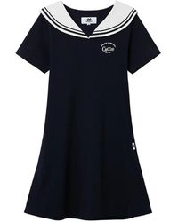Chocoolate - Robe Courte À Logo Brodé - Lyst