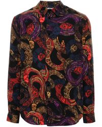 Just Cavalli - Hemd Mit Grafischem Print - Lyst