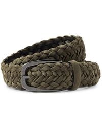 ZEGNA - Dark-- Nubuck Belt - Lyst