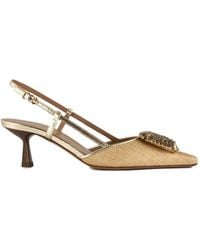 Festamilano - Jewelled Strap Sandals - Lyst