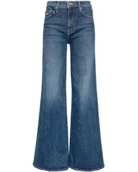 Mother - Twister Sneak High-rise Flared Jeans - Lyst