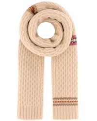 Stella McCartney - Fair Isle Cable-Knit Scarf - Lyst