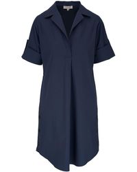 Antonelli - Short-sleeve Cotton Midi Dress - Lyst