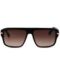 Ferragamo Eyewear - Geometric-Frame Sunglasses - Lyst