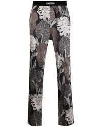 Tom Ford - Pantalones de pijama con motivo abstracto - Lyst