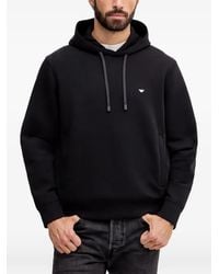 Emporio Armani - Hoodie À Détail De Logo - Lyst