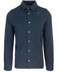 K-Way - Long-Sleeve Logo Shirt - Lyst