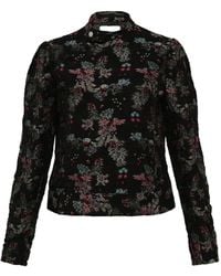 Noir Kei Ninomiya - Jacquard-Jacke mit Blumenmuster - Lyst