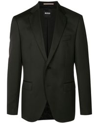 BOSS - Single-breasted Fitted Blazer - Lyst