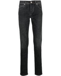 Barba Napoli - Logo-Patch Stretch Skinny Jeans - Lyst
