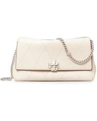 Tory Burch - Charlie Quilted Chain Crossbody Bag - Lyst