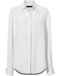 Proenza Schouler - Crushed Matte Satin Shirt - Lyst