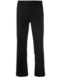 Blanca Vita - Portula Pintuck-Detail Cropped Trousers - Lyst