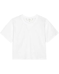 FRAME - T-Shirt Met Korte Mouwen - Lyst