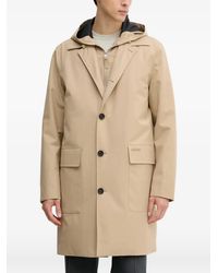 Mackage - Mathias Hooded Buttoned Coat - Lyst