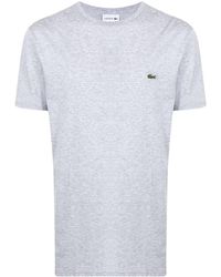 Lacoste - T-shirt Met Logopatch - Lyst