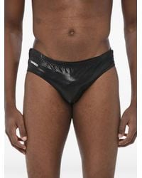 DSquared² - Logo-Print Elasticated Swim Briefs - Lyst