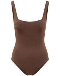 Sundek - Cina Badpak Met Diepe Ronde Hals - Lyst