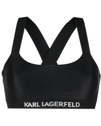 Karl Lagerfeld - Bikinitop Met Gekruiste Bandjes - Lyst