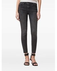 AllSaints - Logo-Patch Jeans - Lyst