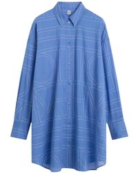 TOTEME - Cotton Blend Shirt - Lyst