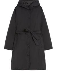 Weekend by Maxmara - Manteau Ceinturé À Capuche - Lyst