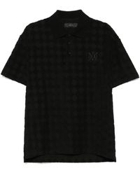 Amiri Ma Quad Polo Sweater in Brown for Men | Lyst