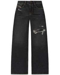 DIESEL - Relaxed Jeans Low-Waist D-Rise - Lyst