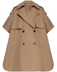 Max Mara - Drip-Resistant Gabardine Cape - Lyst