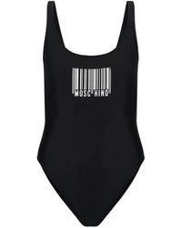 Moschino - Barcode-Print One-Piece Swimsuit - Lyst