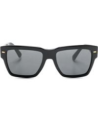Dolce & Gabbana - Logo-Lettering Square-Frame Sunglasses - Lyst