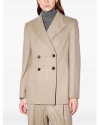 Liviana Conti - Double-Breasted Peaked-Lapel Jacket - Lyst
