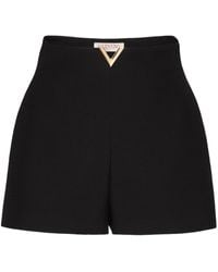 Valentino Garavani - Crepe Couture Tailored Shorts - Lyst