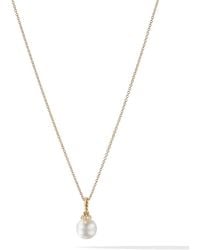 David Yurman - 18Kt Solari Pearl And Diamond Necklace - Lyst