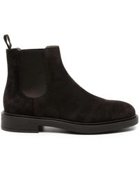Gianvito Rossi - Douglas Stiefel Mit Einsätzen Aus Wildleder - Lyst