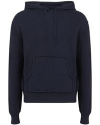 Maison Margiela - Sudadera de punto con capucha y bolsillo y bolsillo - Lyst